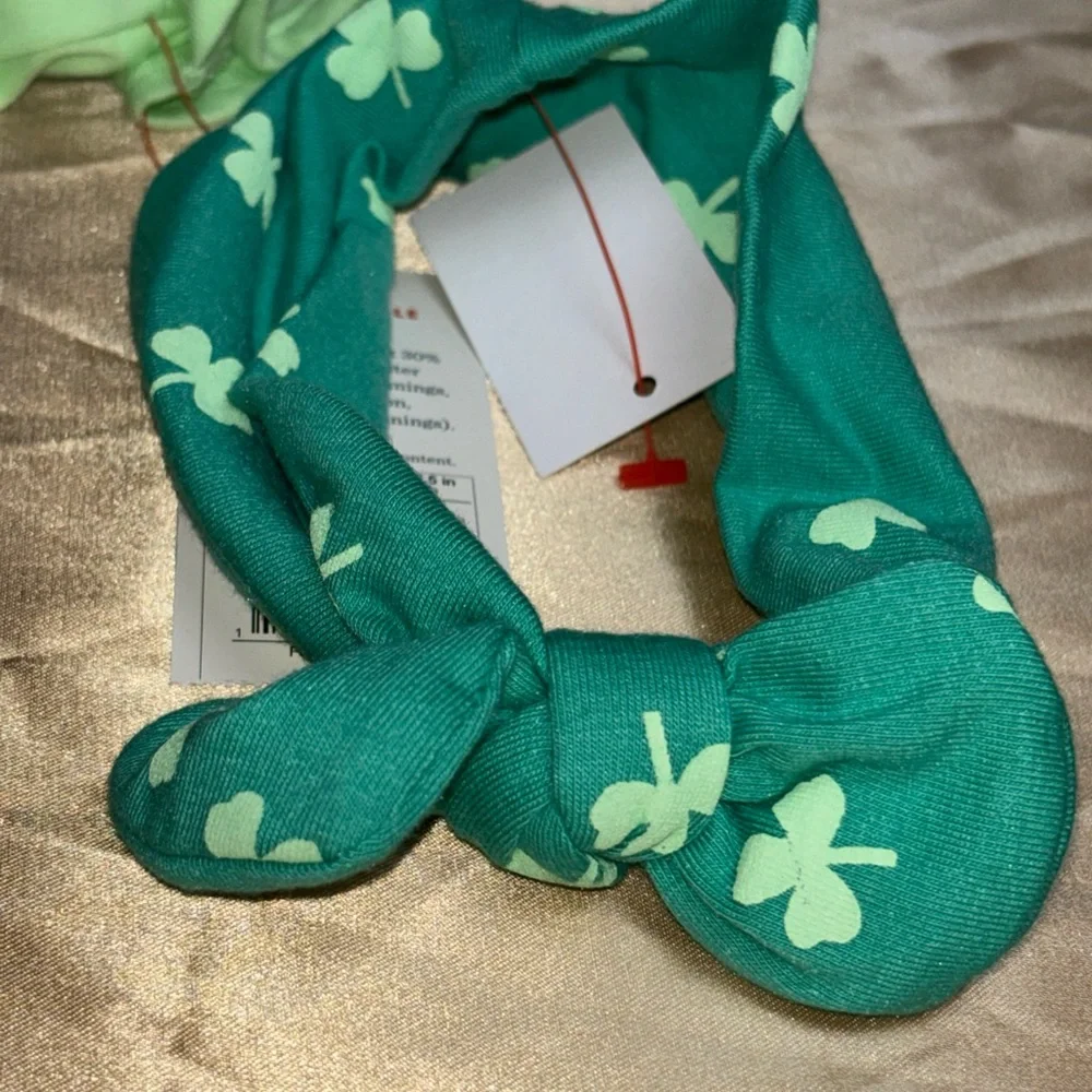 Baby Girls Good Luck Charm 3 Piece Outfit Rainbow 0-3 Month New Cat & Jack NWT